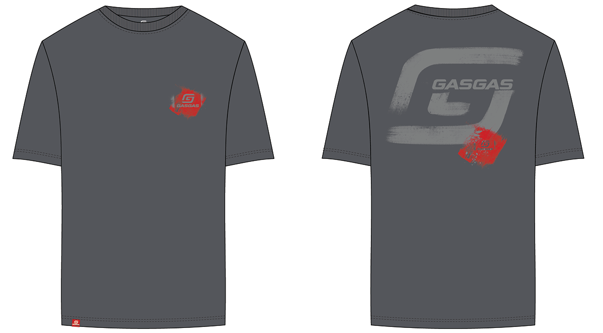 FULL GAS TEE GREY XXL