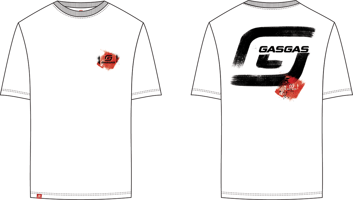 FULL GAS TEE WHITE XXL