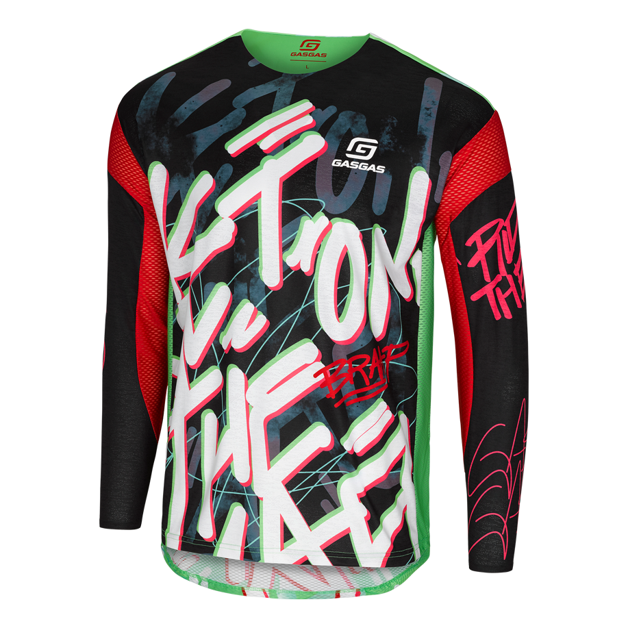 FAST AIR JERSEY BLK/GREEN XXL
