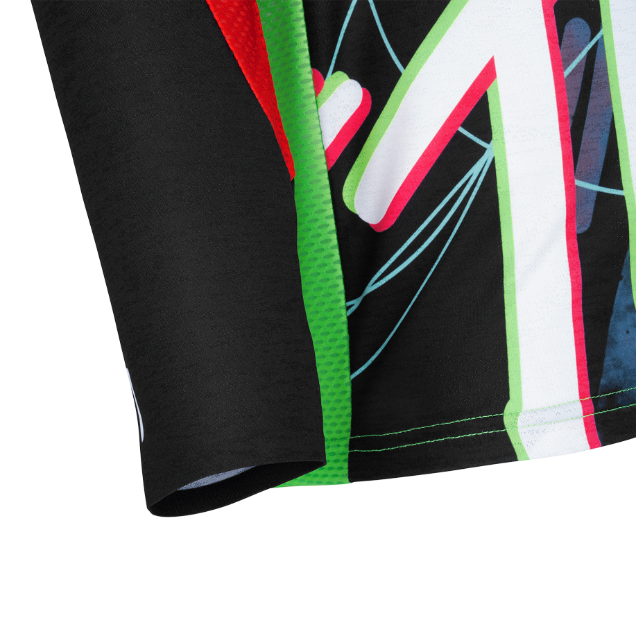 FAST AIR JERSEY BLK/GREEN XXL